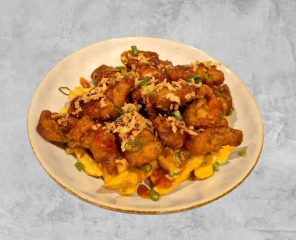 Loaded Fries kibbeling